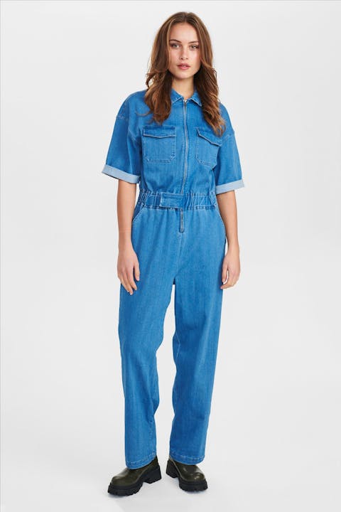 Nümph - Blauwe Nucelina jumpsuit in jeans