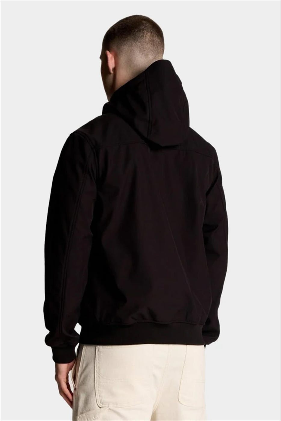Lyle & Scott - Zwarte Softshell jas
