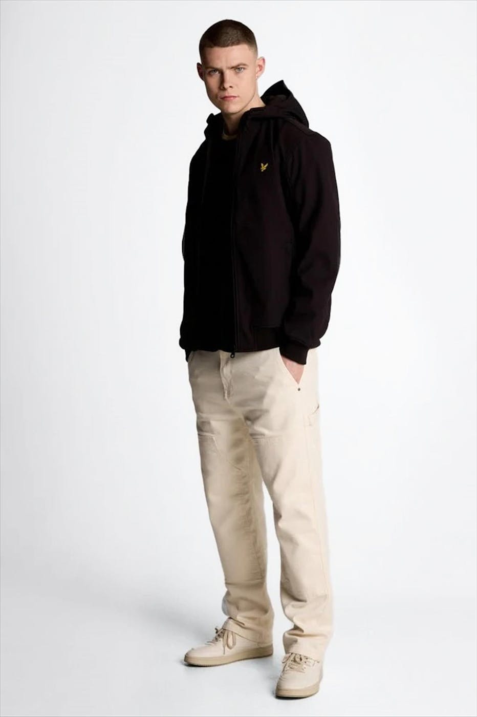 Lyle & Scott - Zwarte Softshell jas