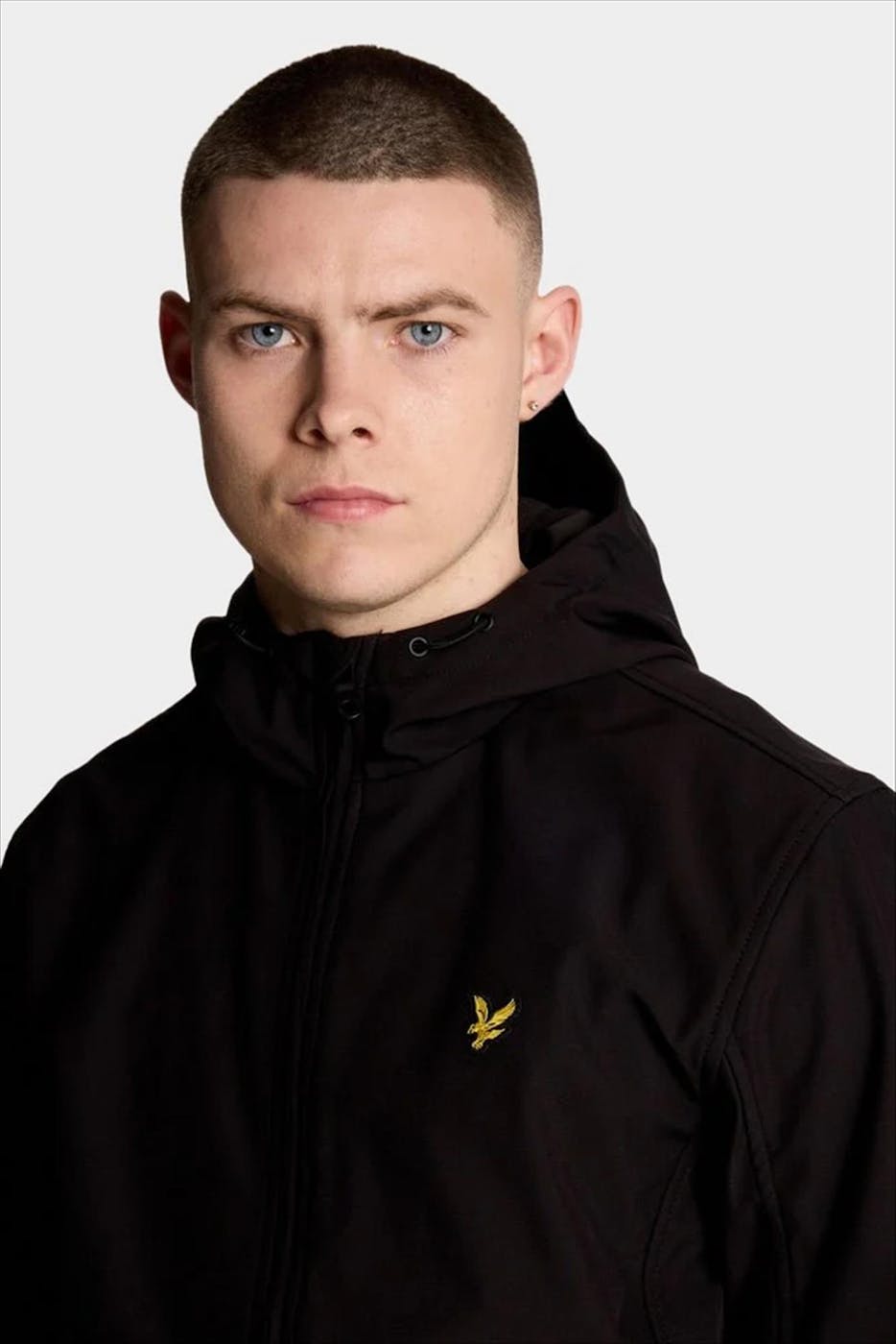 Lyle & Scott - Zwarte Softshell jas