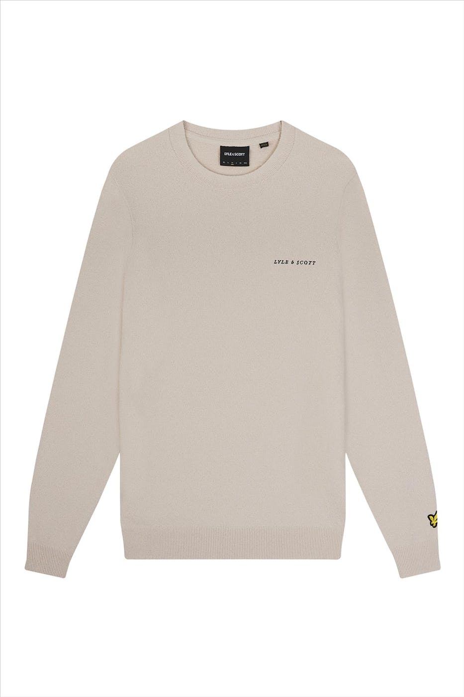 Lyle & Scott - Ecru Bouclé trui