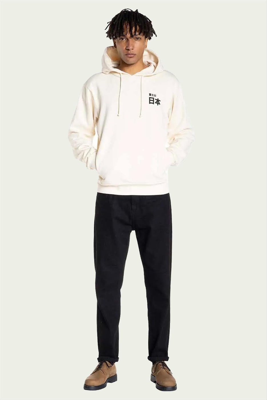 OLOW - Ecru Fuji hoodie