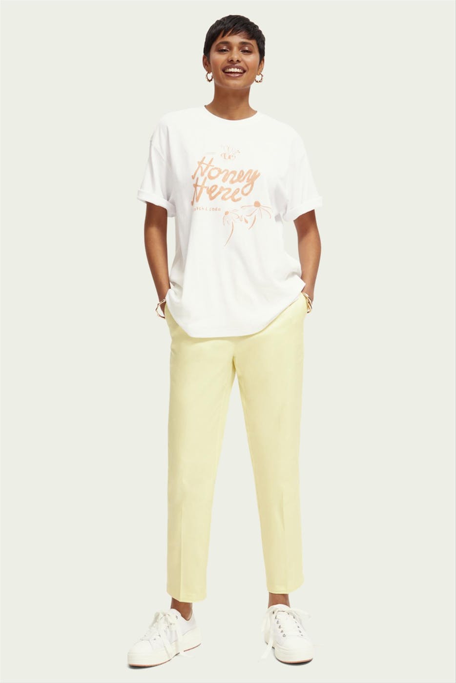 Scotch & Soda - Gele Abott Tapered chino