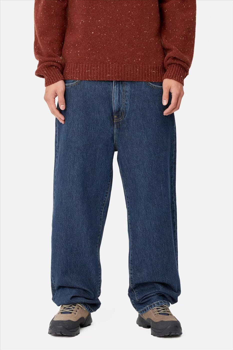 Carhartt WIP - Donkerblauwe Aaron jeans