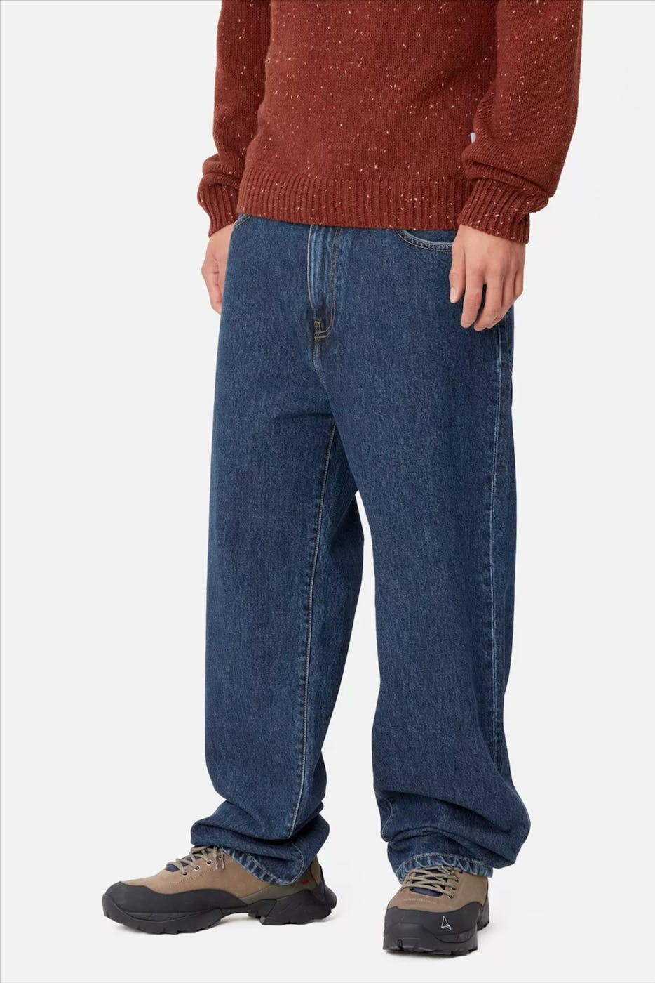 Carhartt WIP - Donkerblauwe Aaron jeans