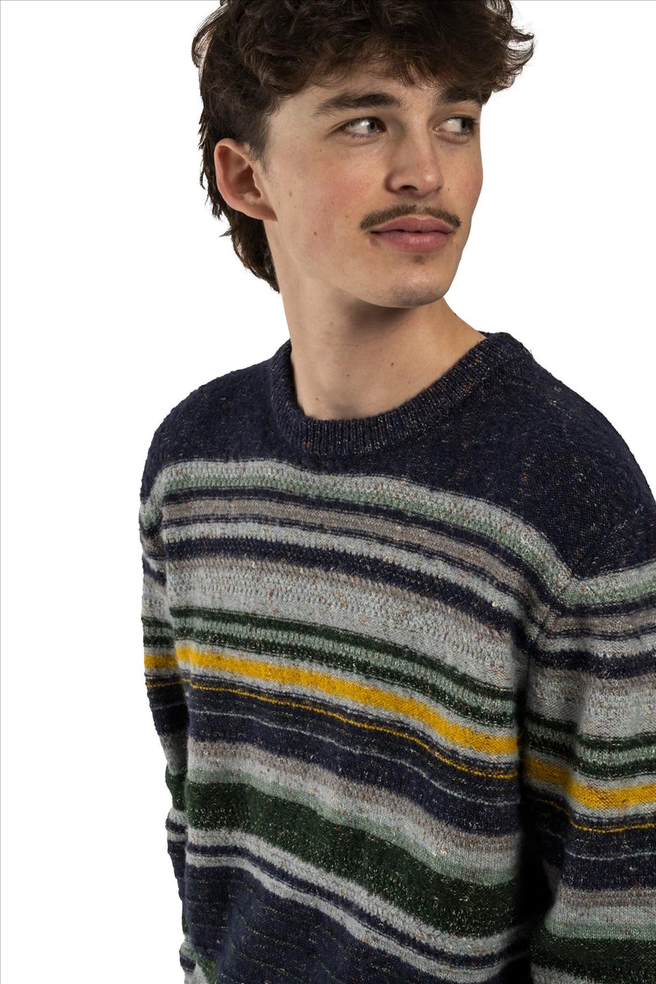 Antwrp - Donkerblauwe Striped trui