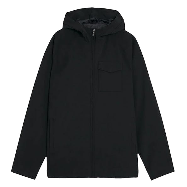 Lyle & Scott - Zwarte Hooded Shell jas