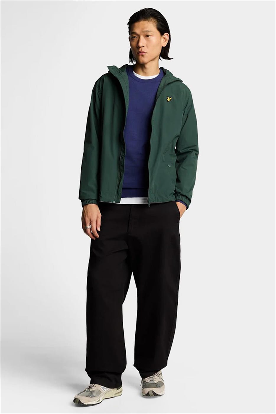 Lyle & Scott - Donkerblauwe Crew Neck trui