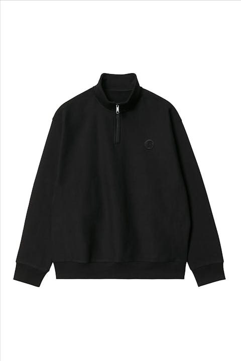 Brooklyn - Zwarte B-Icon Half Zip sweater