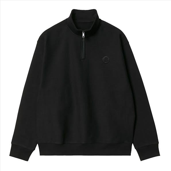 Brooklyn - Zwarte B-Icon Half Zip sweater