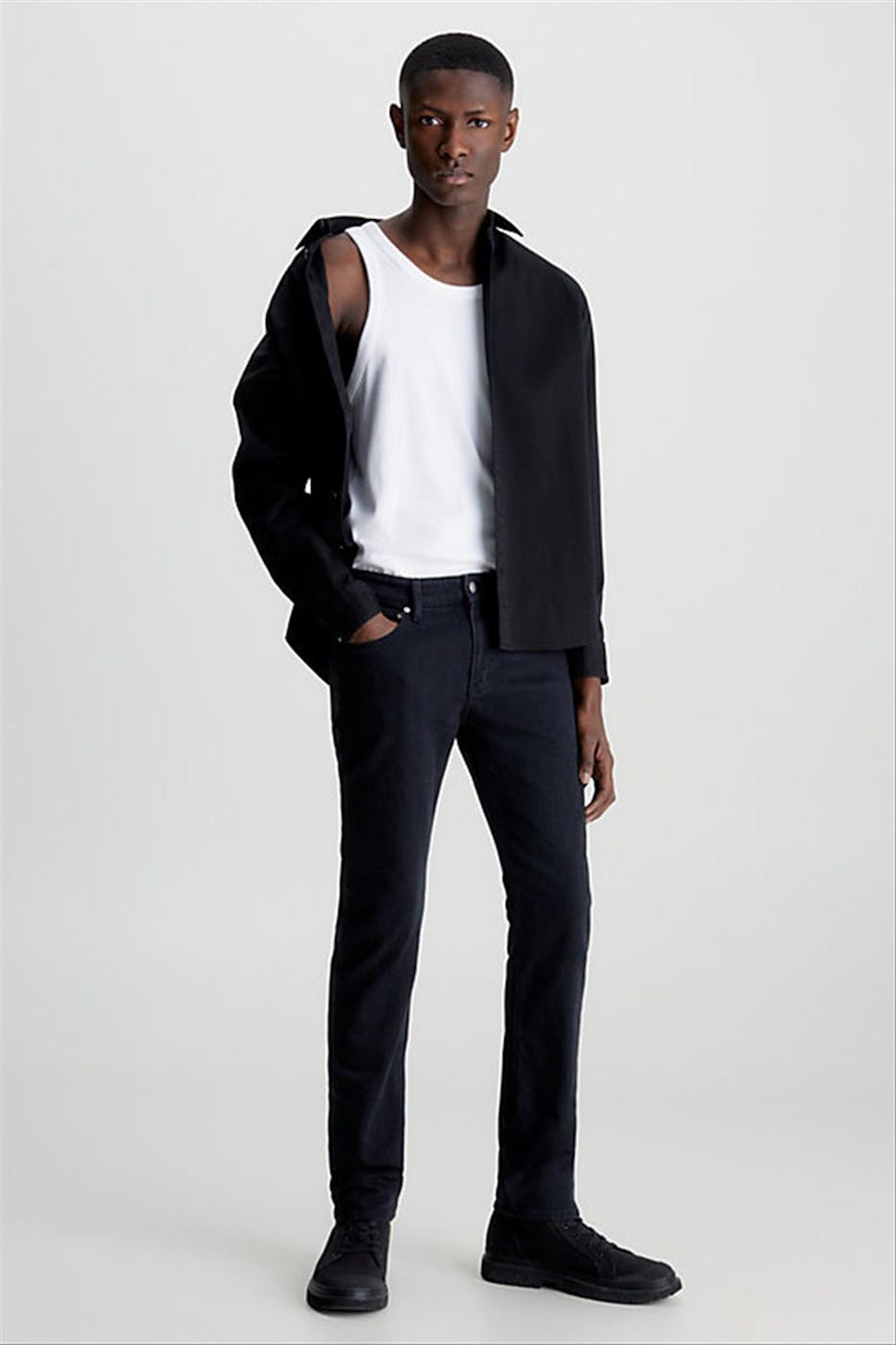 Calvin Klein Jeans - Zwarte Slim jeans