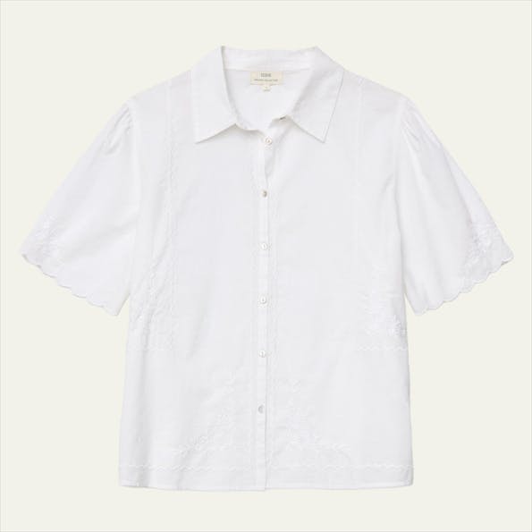 YERSE - Witte Brodery blouse
