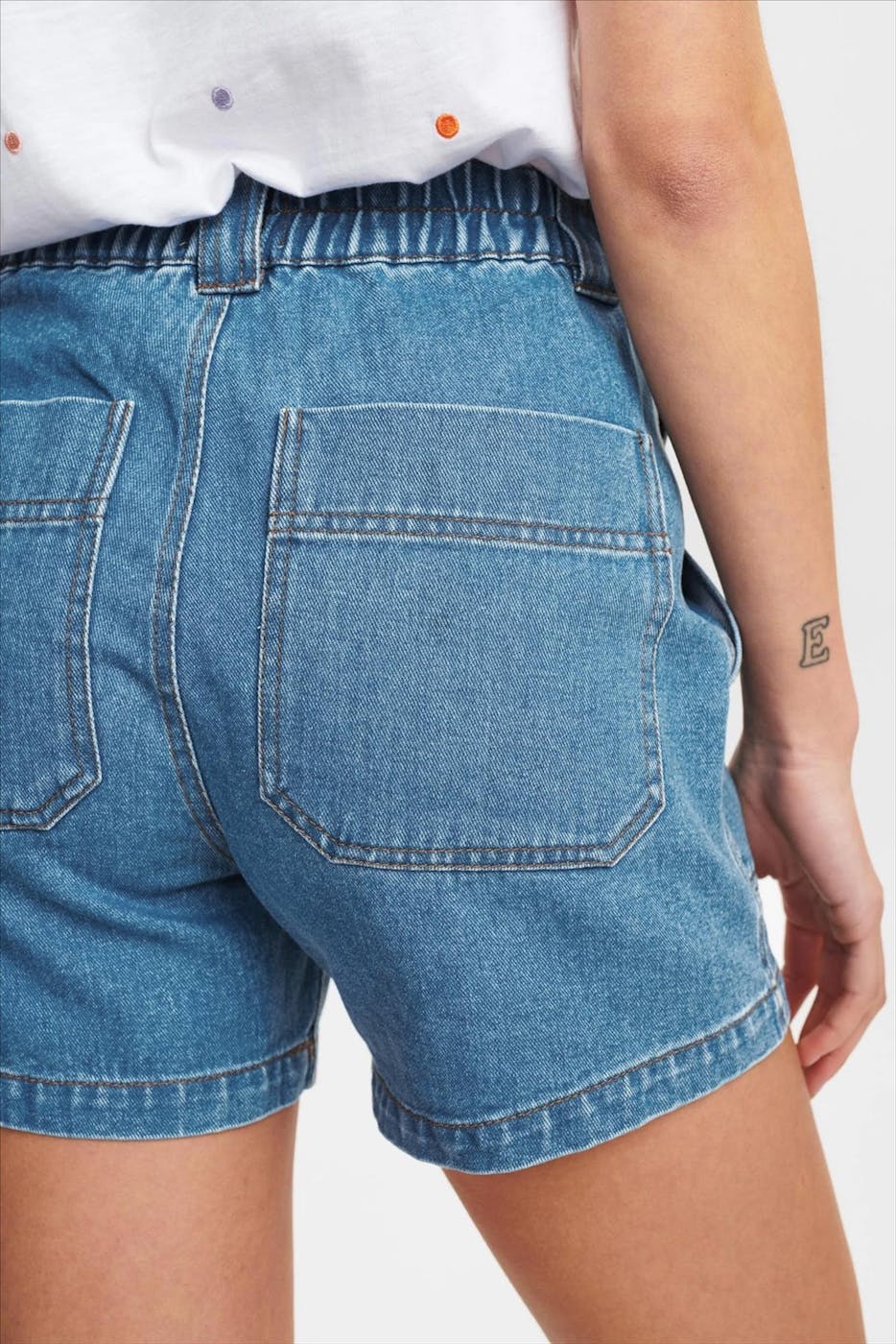 Nümph - Blauwe Nuninna Jeansshort