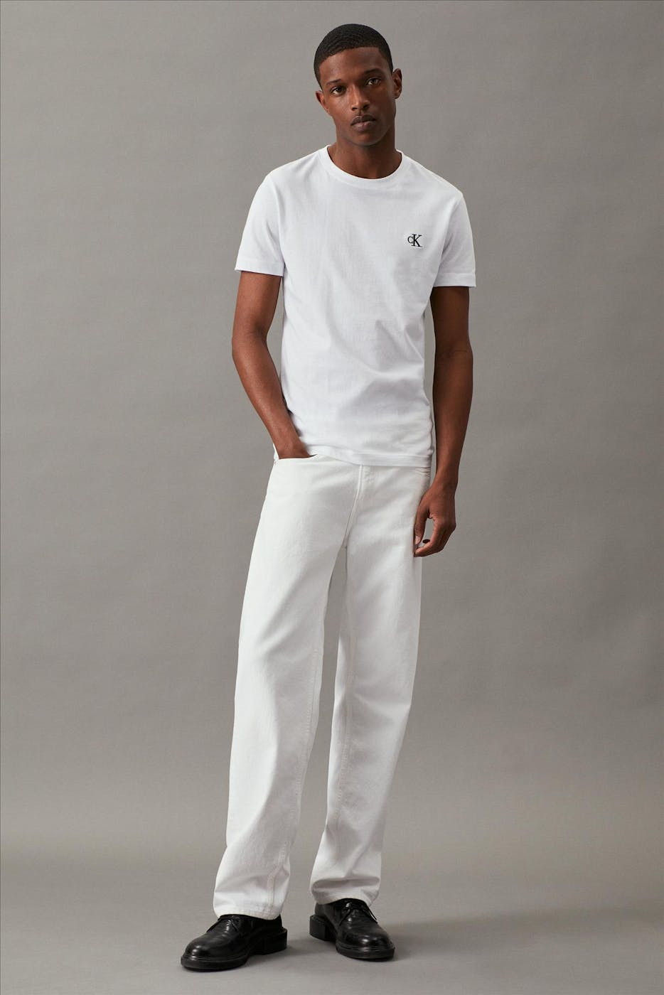 Calvin Klein Jeans - Witte CK Icon T-shirt