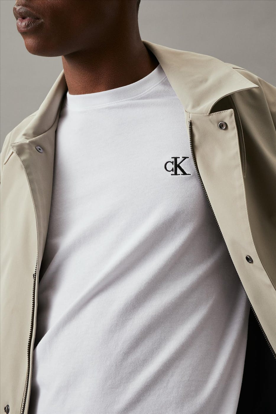 Calvin Klein Jeans - Witte CK Icon T-shirt