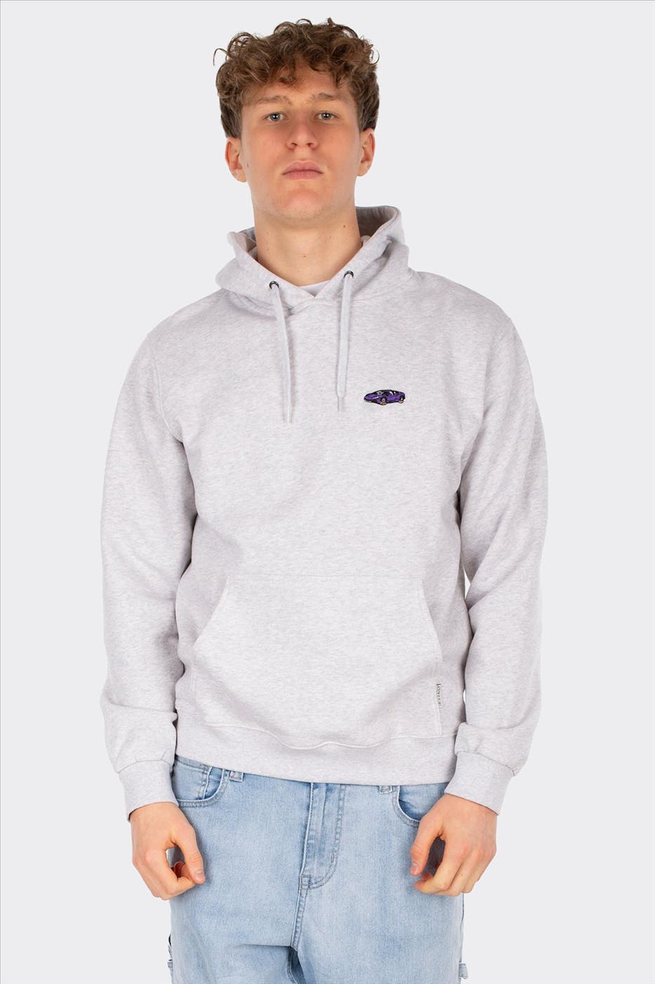 Iriedaily - Lichtgrijze No Wheels hoodie