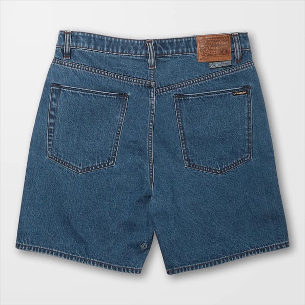 Volcom - Donkerblauwe Billow jeansshort