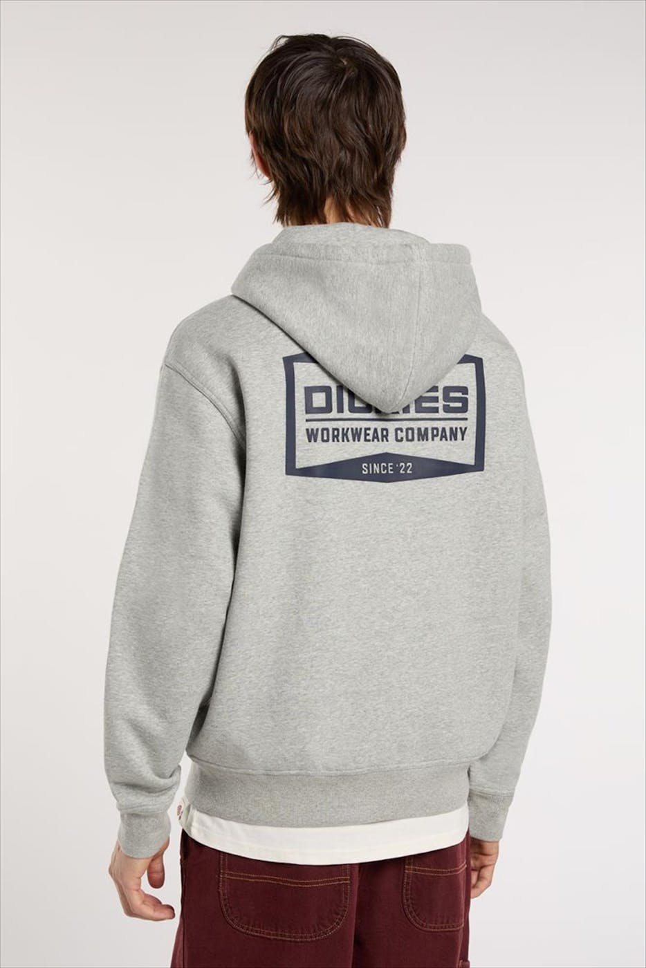 Dickies - Grijze Bolivar Zip hoodie