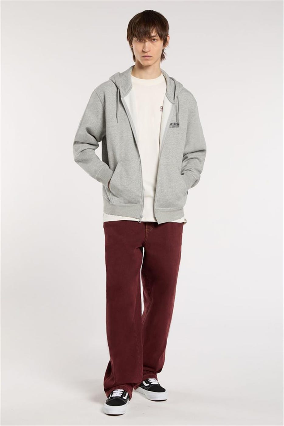 Dickies - Grijze Bolivar Zip hoodie