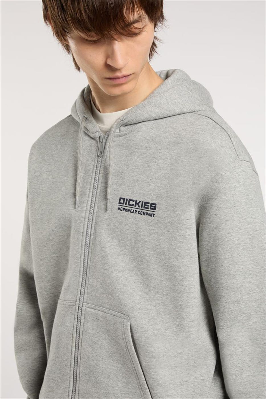 Dickies - Grijze Bolivar Zip hoodie