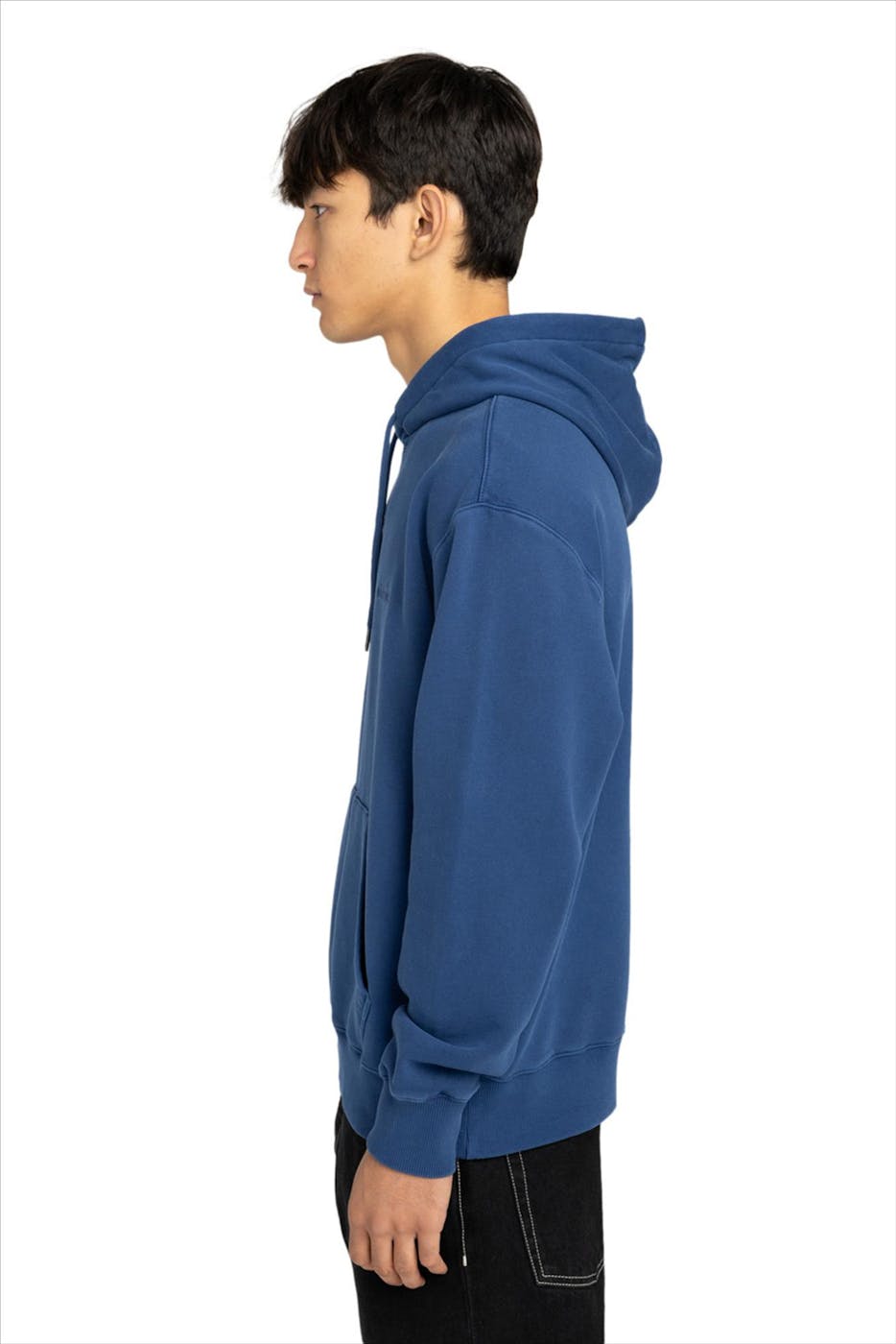 Element - Donkerblauwe Lowcase Pigment hoodie