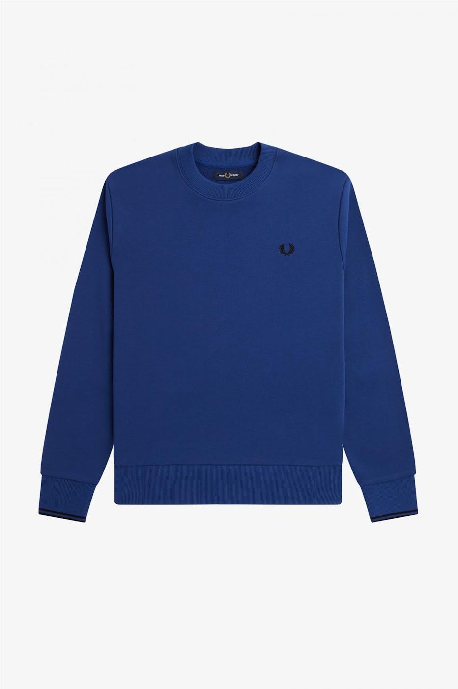 Fred Perry - Blauwe Crew Neck sweater