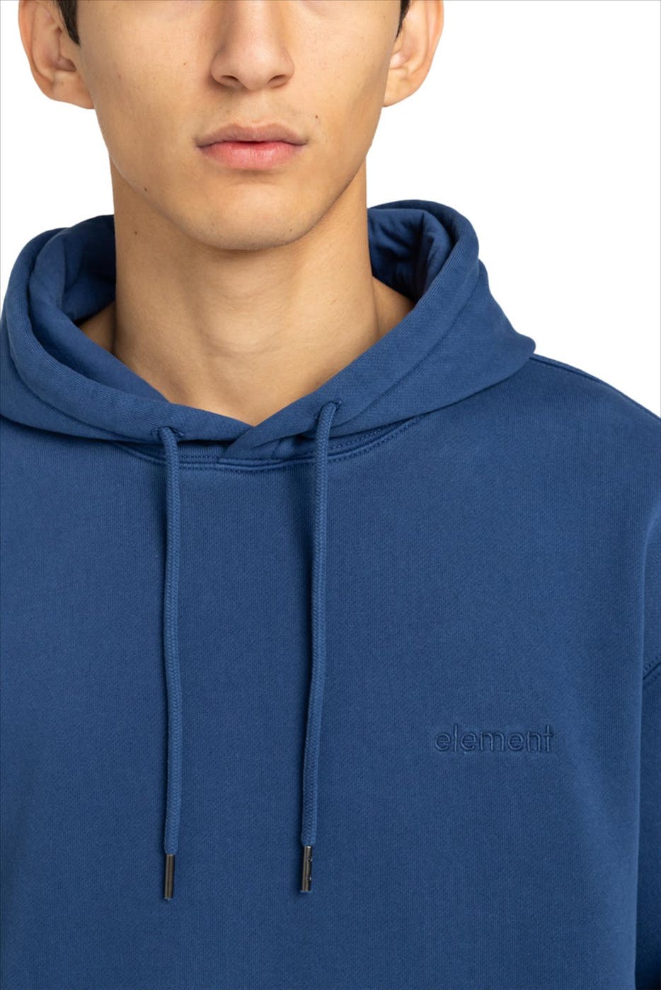 Element - Donkerblauwe Lowcase Pigment hoodie