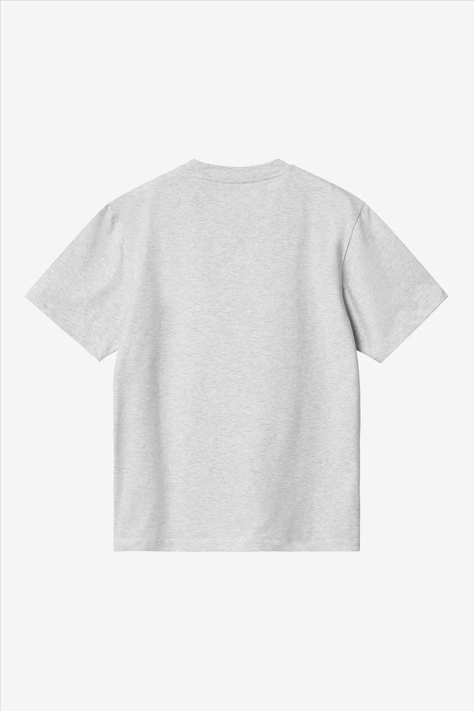 Carhartt WIP - Lichtgrijze Script Embroidery T-shrit