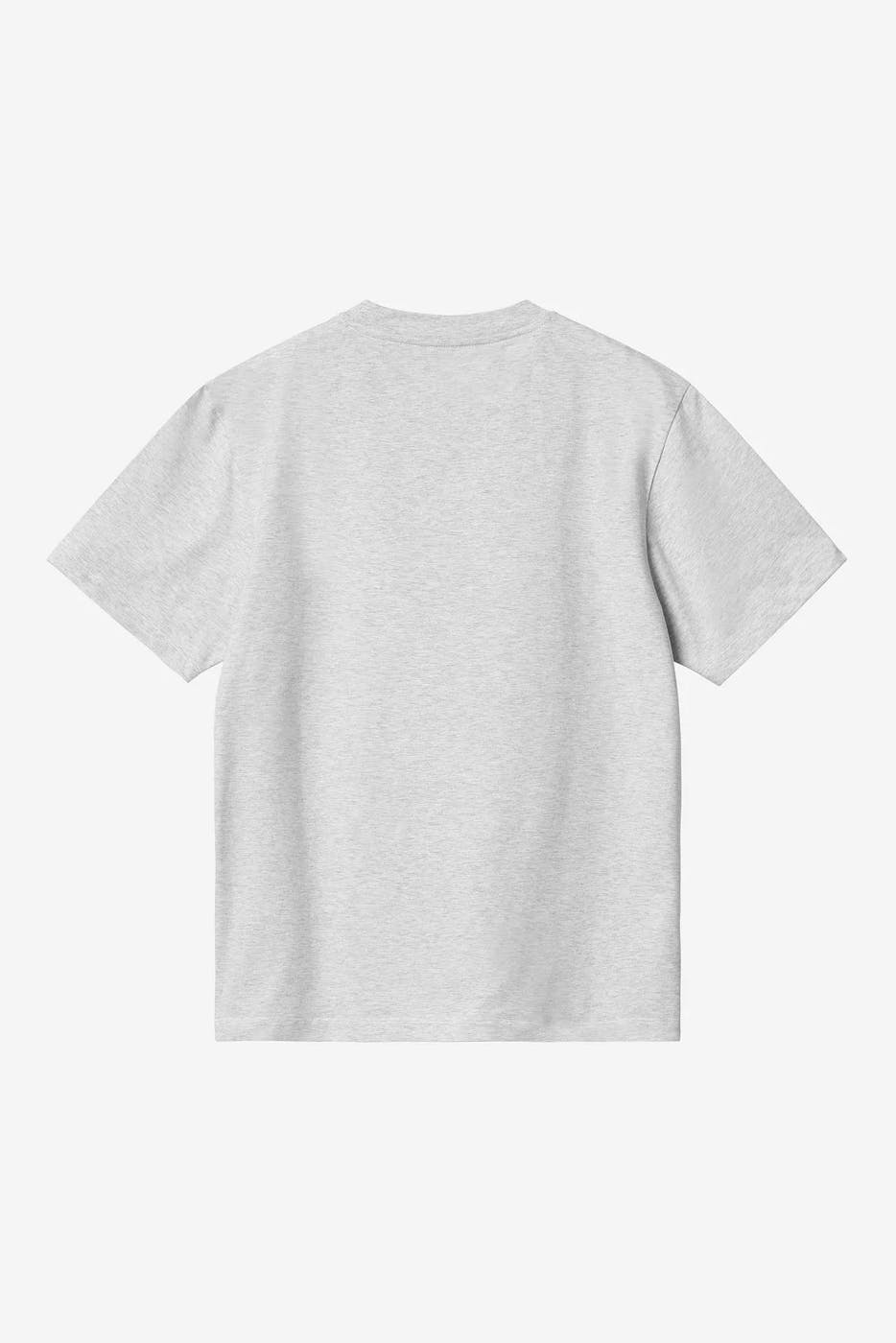 Carhartt WIP - Lichtgrijze Script Embroidery T-shrit