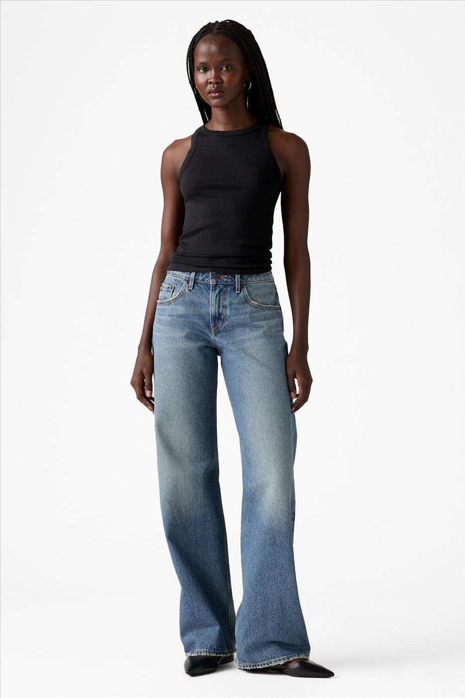 Levi's - Blauwe Low Loose jeans
