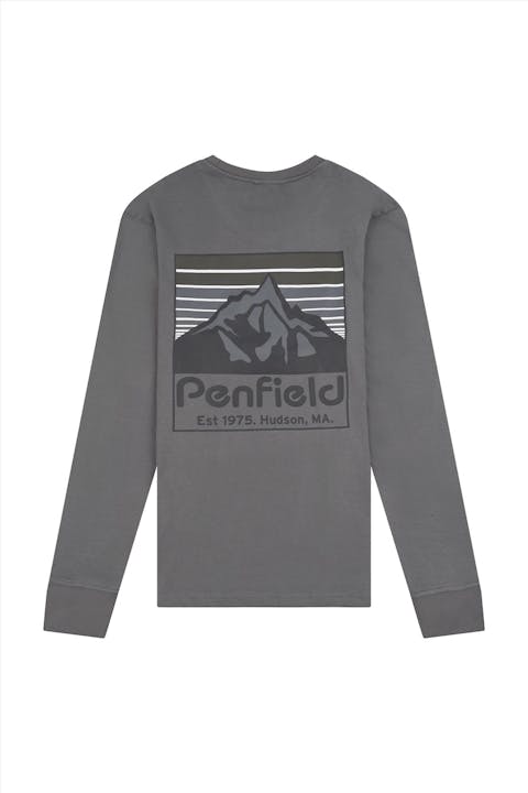 Penfield - Grijze Rug Berg T-shirt