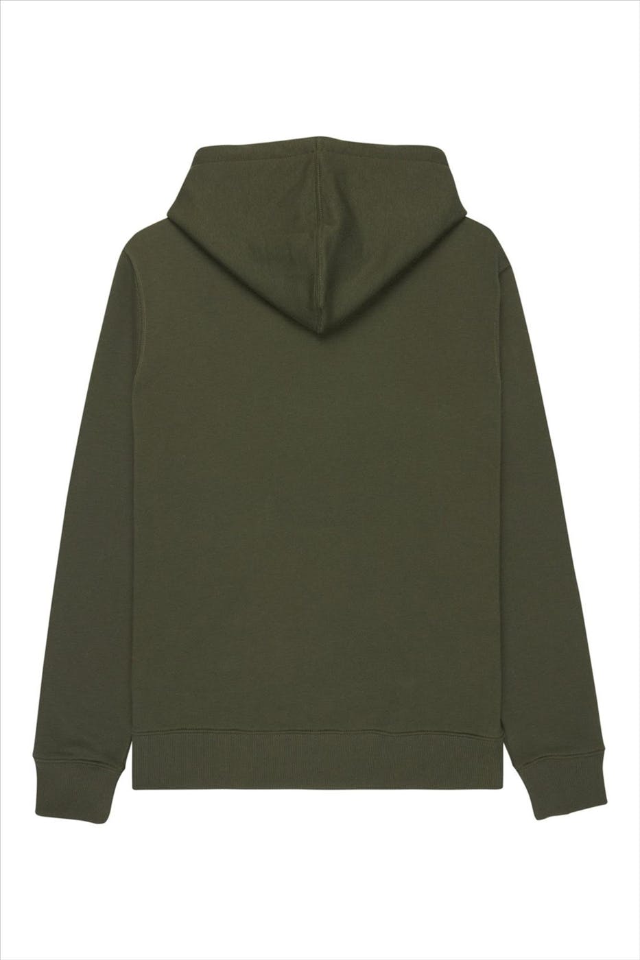 Element - Kaki Icon Embroidery hoodie
