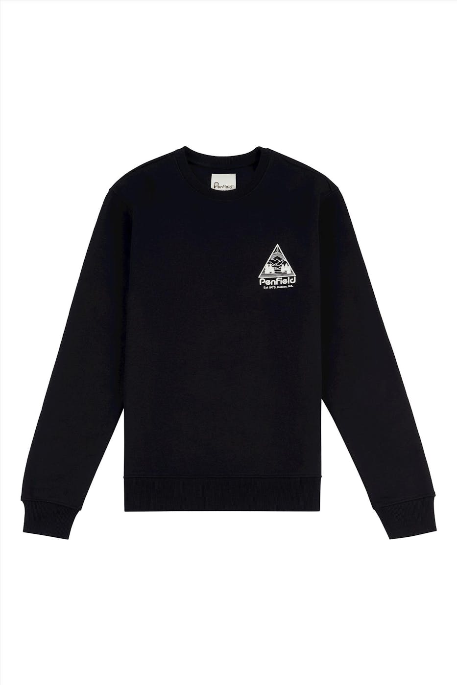 Penfield - Zwarte Hudson Logo sweater