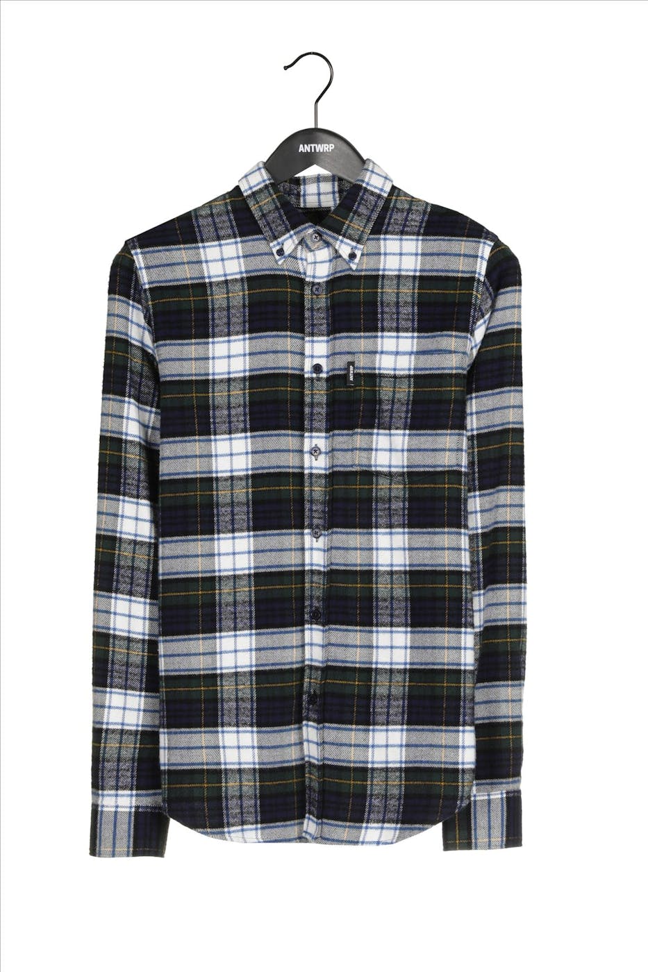 Antwrp - Groen-Multicolor Checked hemd