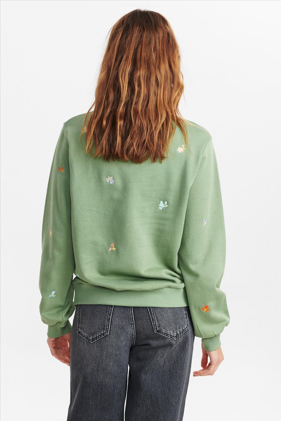 Nümph - Olijfgroene Nubrittany sweater