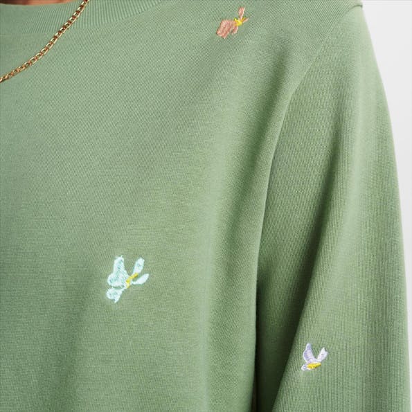 Nümph - Olijfgroene Nubrittany sweater