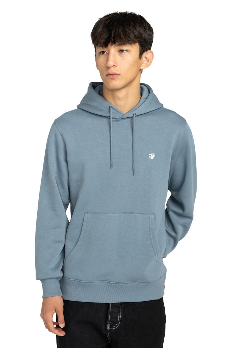 Element - Lichtblauwe Icon Embroidery hoodie