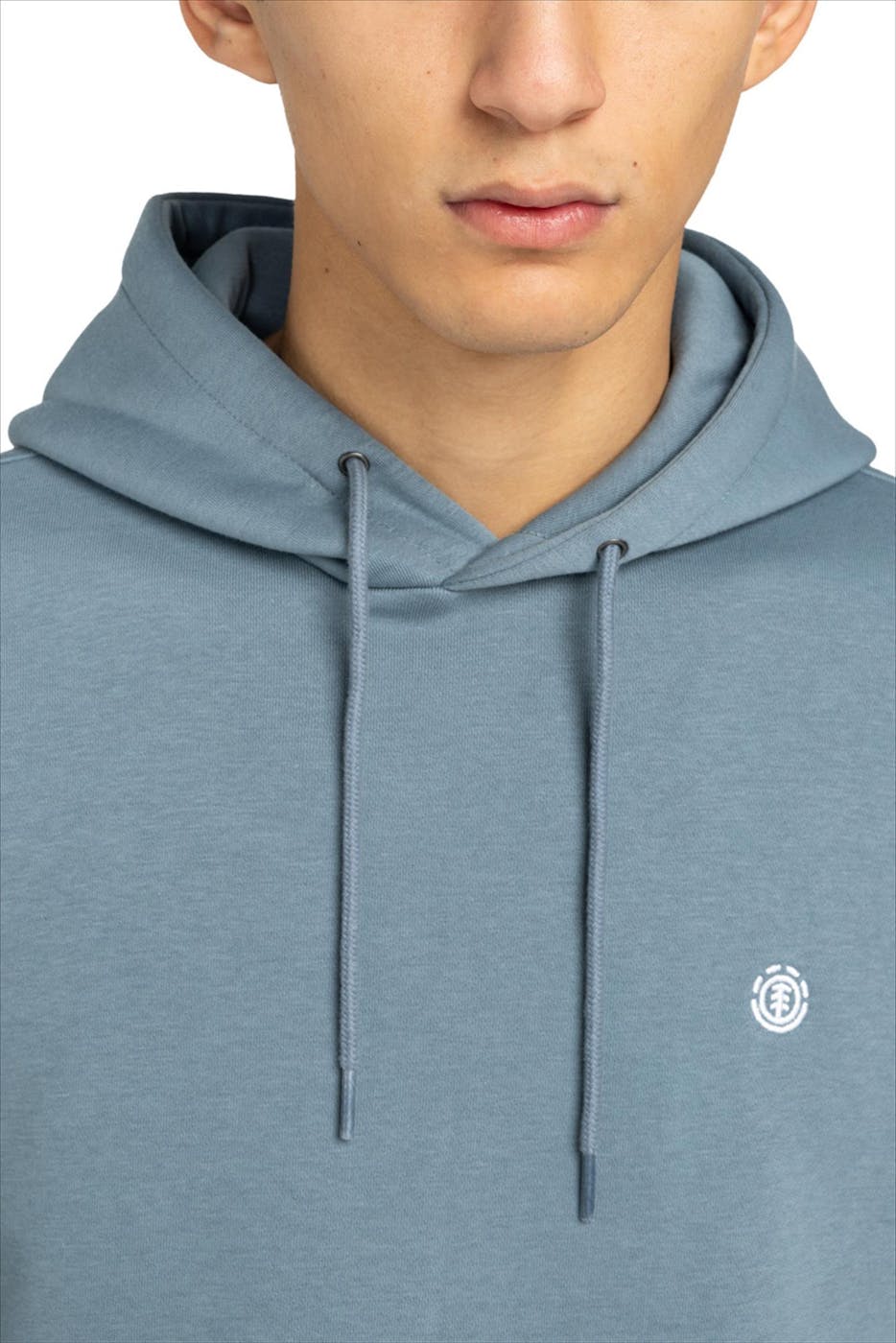 Element - Lichtblauwe Icon Embroidery hoodie