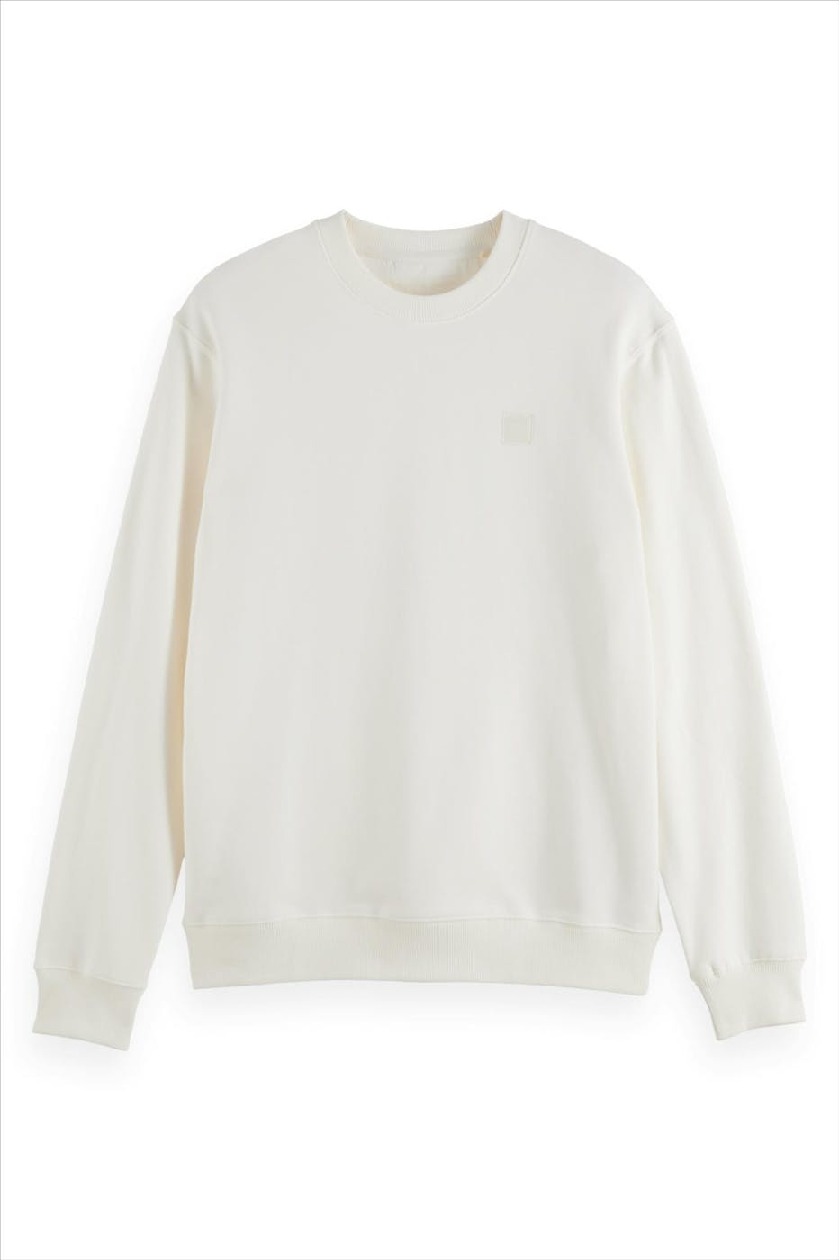 Scotch & Soda - Witte Regular Logo sweater