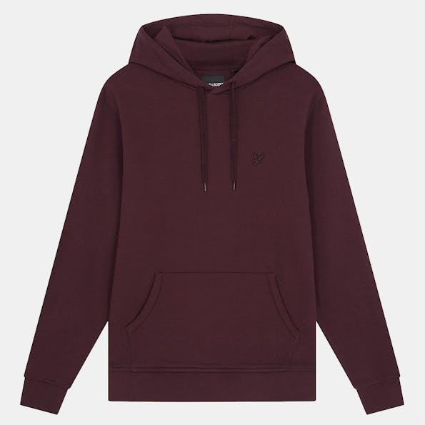 Lyle & Scott - Bordeaux Tonal Eagle hoodie