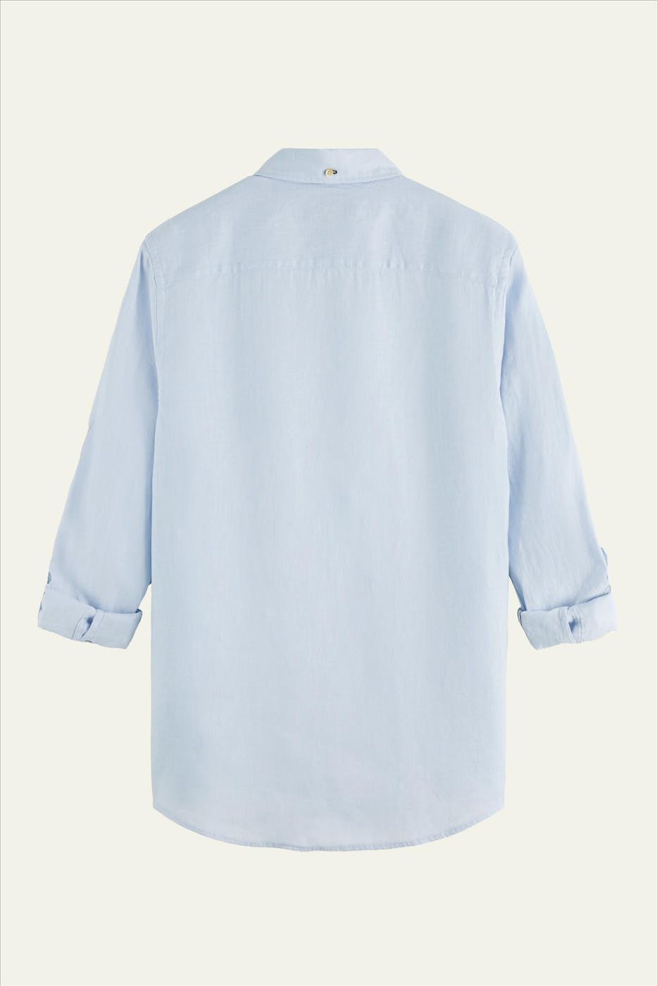 Scotch & Soda - Lichtblauw Linen hemd