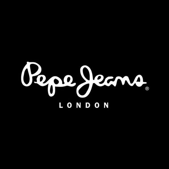Pepe Jeans London - Witte V-neck Mini jurk