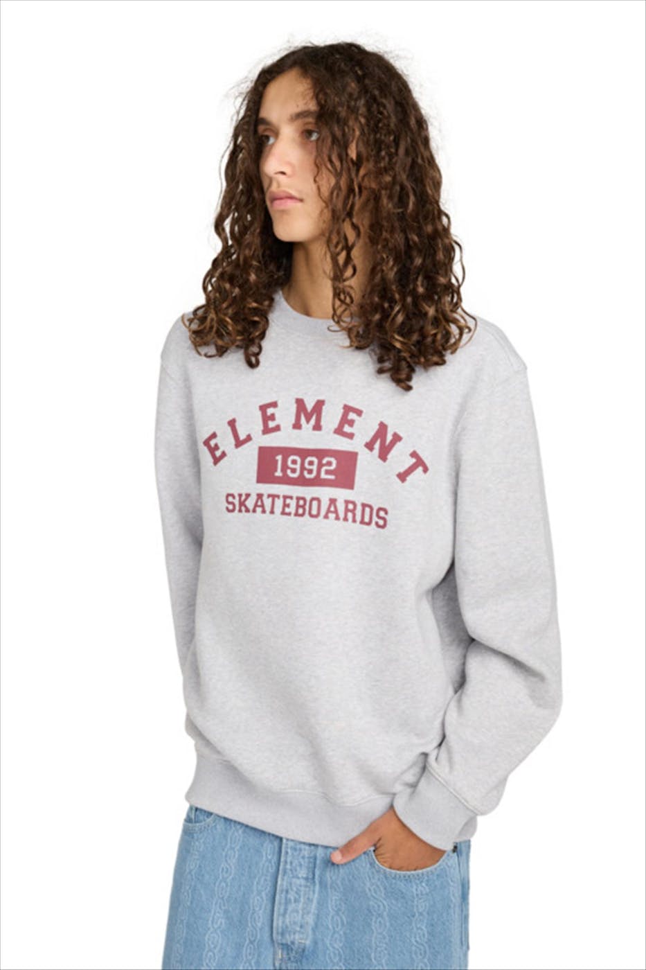 Element - Lichtgrijze Home Team sweater