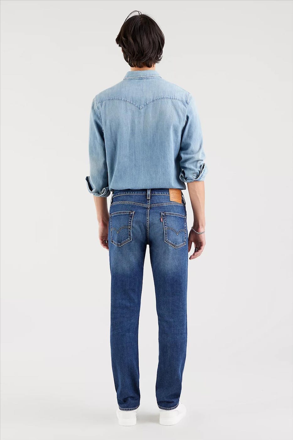 Levi's - Beigeblauwe 511 slim jeans