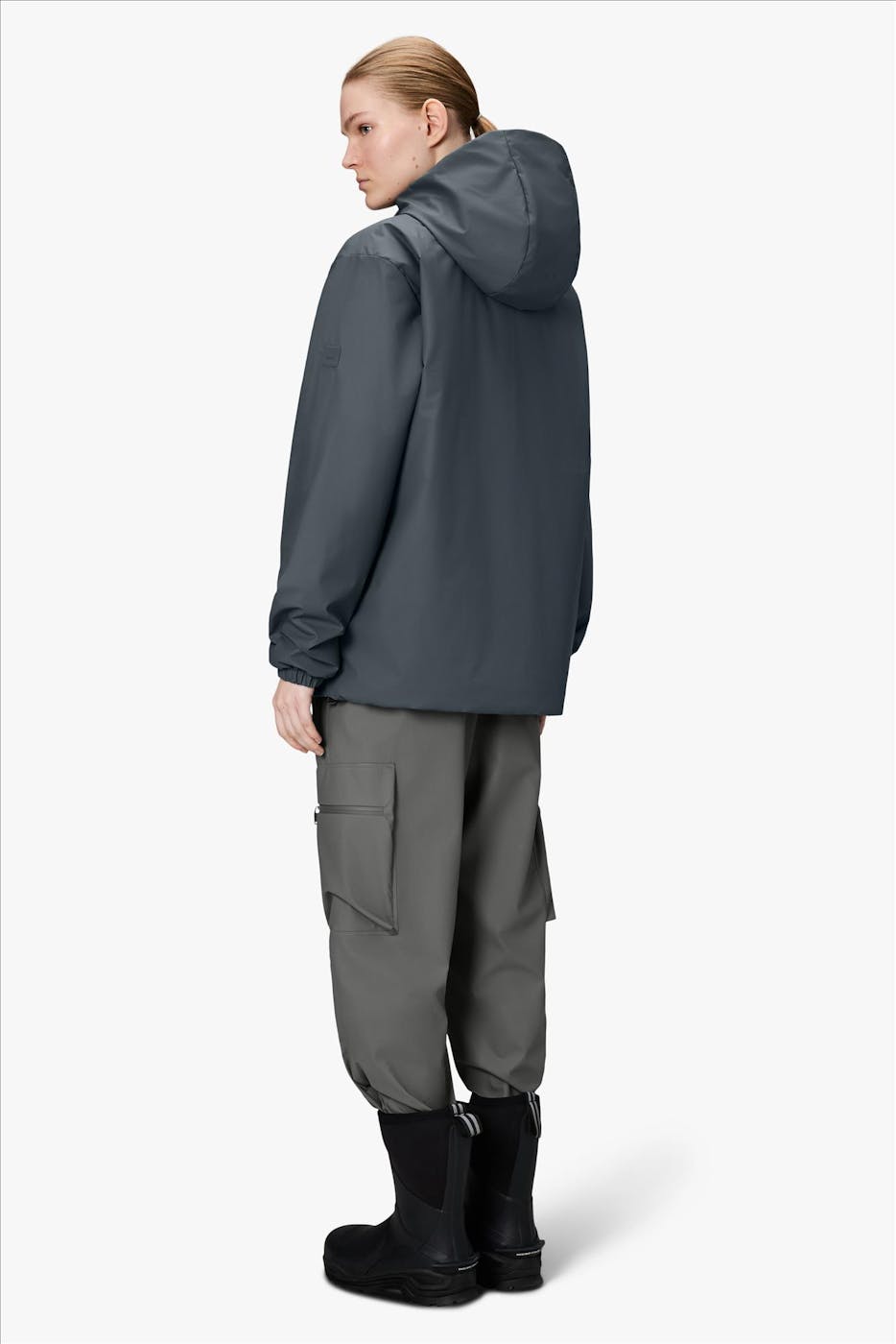 RAINS - Grijsblauwe Lohja Insulated jas