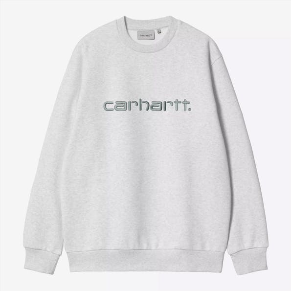 Carhartt WIP - Lichtgrijze Carhartt sweater