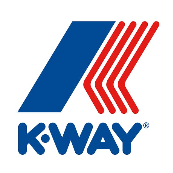 K-Way - Kaki-Oranje Jake Plus Double jas