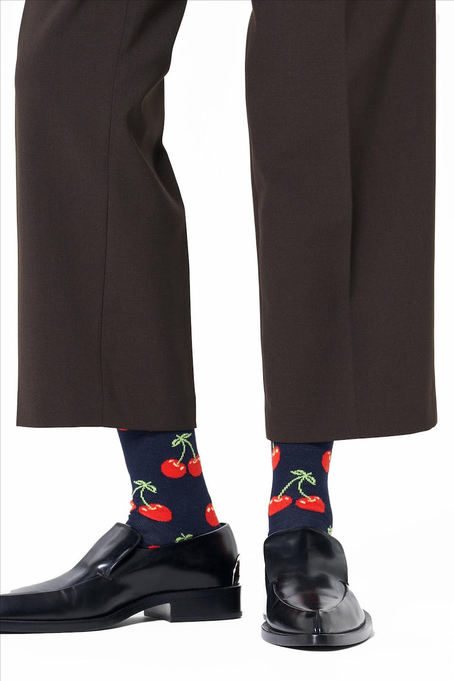 Happy Socks - Donkerblauwe Cherry sokken, maat: 36-40