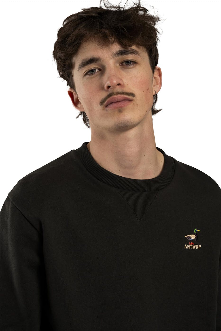 Antwrp - Donkergroene Duck Logo sweater