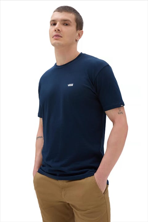 Vans  - Donkerblauwe Left Chest Logo T-shirt